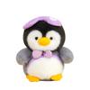 Penguin Plush Toy With Pp Cotton Filling Soft Short Fur Stuffed Animal For Kids Gift