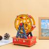 1PC Christmas Carousel Wooden Music Box Merry Christmas Decorations for Home Cristmas Ornament Xmas Happy New Year Gifts