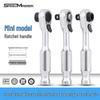 Compact Dual-Head Ratchet Wrench with Quick-Release Screwdriver Function