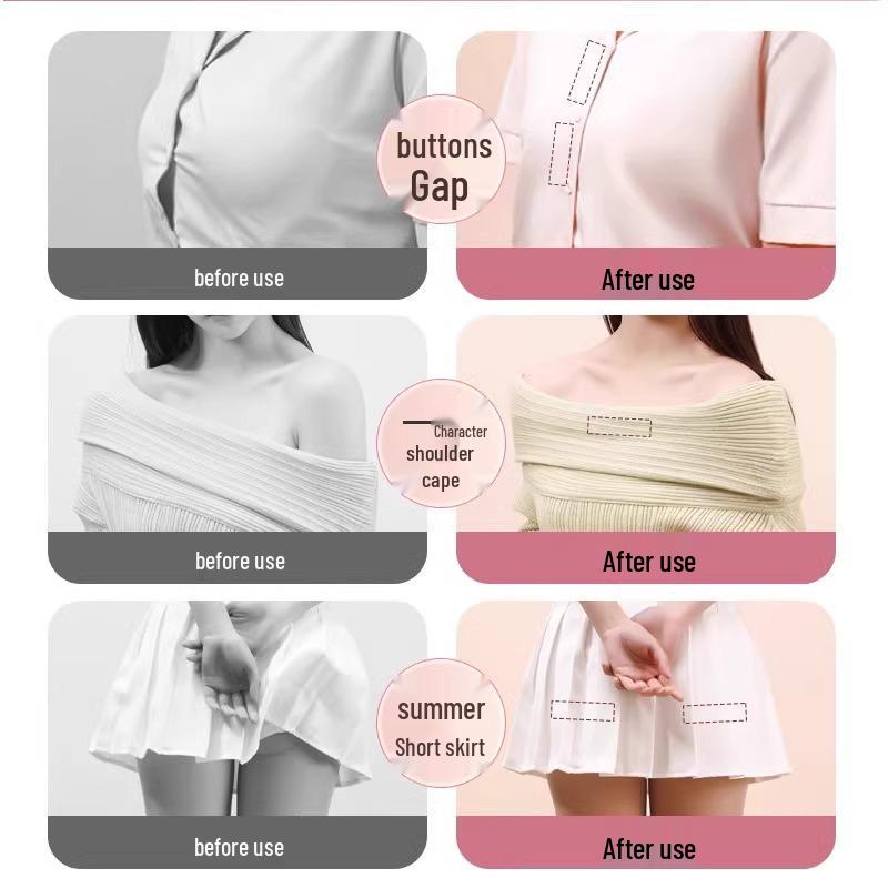 Non-slip, Leak-Proof Chest Coverage and Fixing Stickers for Neckline and Underwear