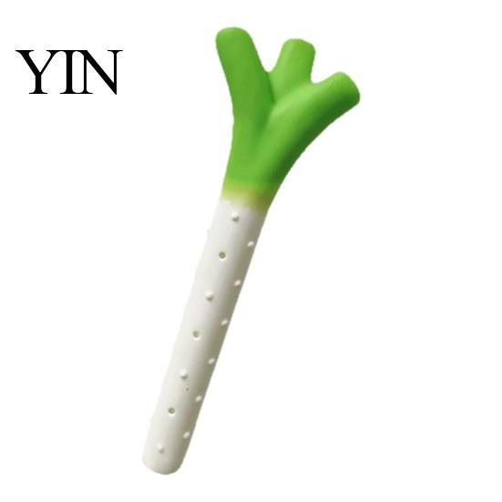 Flexible Silicone Toys for Kittens Scallion Cat Toy, Kitten Chew Toy with Silver Vine And Crinkle Pet Supplies Cats Paper, Teeth Cleaning Indoor