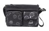 Cotton Crossbody Bag Regular Unisex Black ABDT049-1
