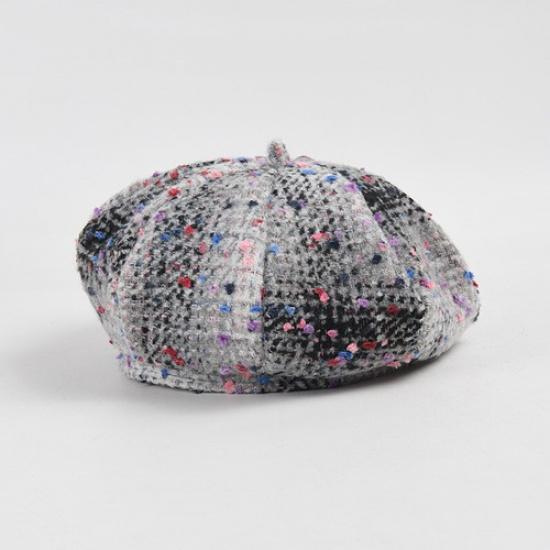 Женский повседневный берет Французская кепка Шапка-бини Художник Повседневный Классический Ретро Берет