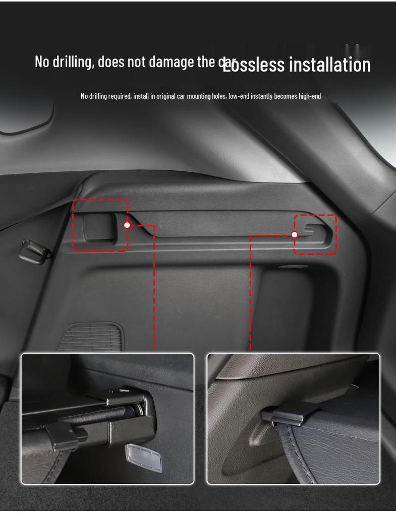 Baojun Yunhai Trunk Sunshade Curtain & Partition Board for Car Interior Modification Accessories