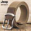 JEEP SPIRIT Herren Mode Canvas Gürtel