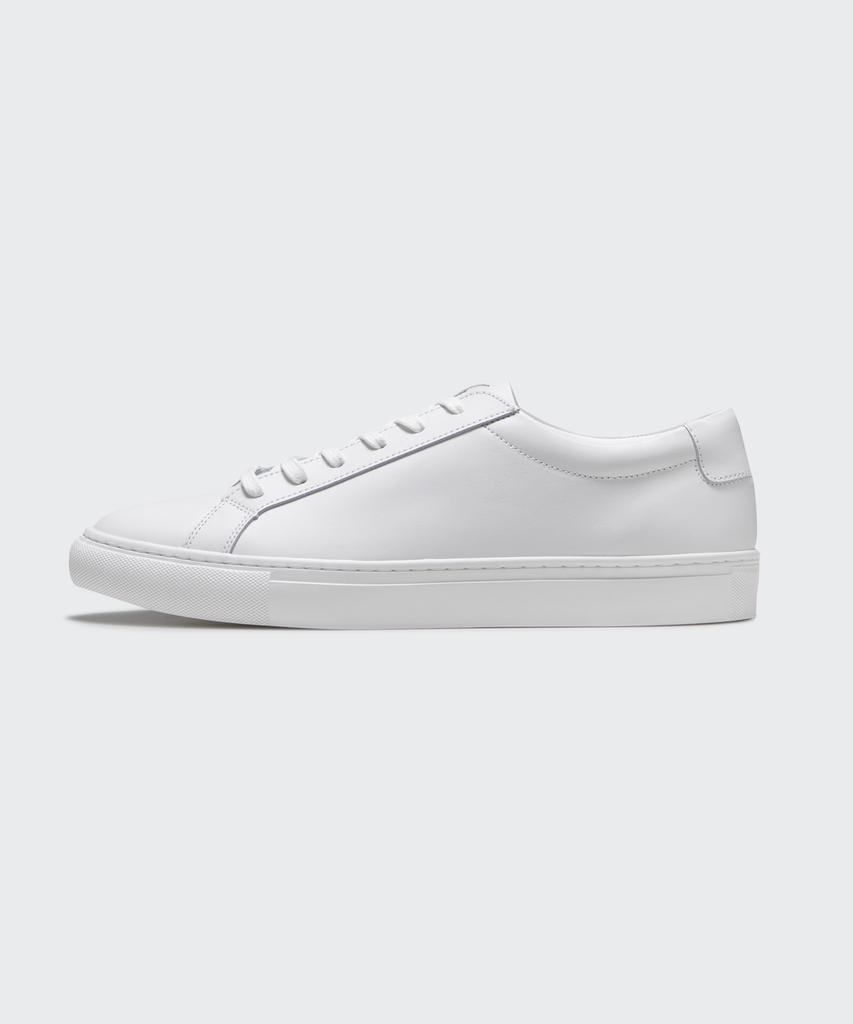 Musinsa Standard Height-Increasing Leather Court Sneakers Mark 2 [White]