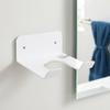 Wall Mount Hair Dryer Holder Carbon Steel Blow Dryer Rack Hair Dryer Rack  Washroom