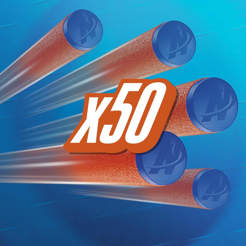 Hasbro Nerf N Series N1 Pack of Sports Shooting Indoor Outdoor Ages Authentic (HASBRO) Darts, 50, Toy, & Game, 8+, F8639,