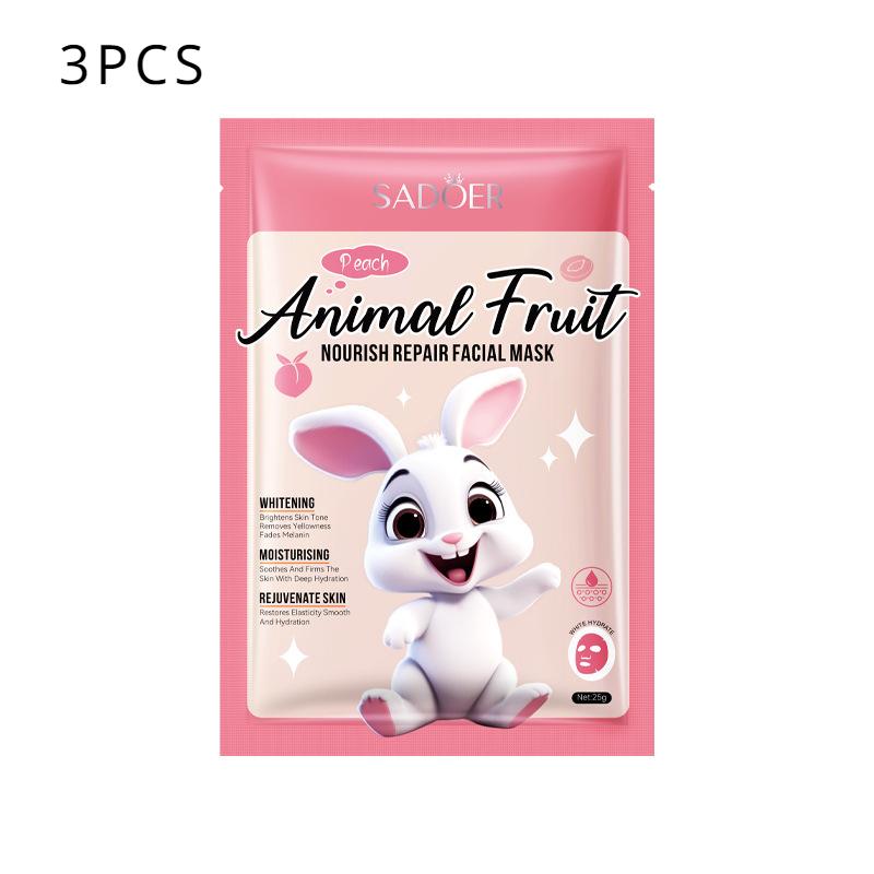 

SADOER Питательная маска для лица White Rabbit Peach 3pcs