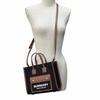 Pristine BURBERRY Shoulder Bag black canvas Women 8055749 Used