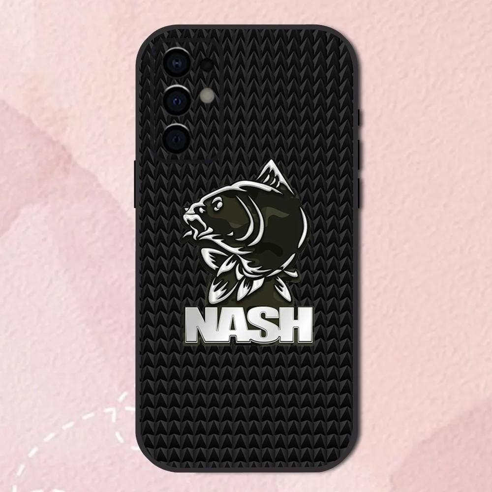 N-Nash Fishing Cool Phone Case For Samsung S24,S21,S22,S23,S30,Ultra,S20,Plus,Fe,Lite,Note,10,9,5G Black Soft Shell