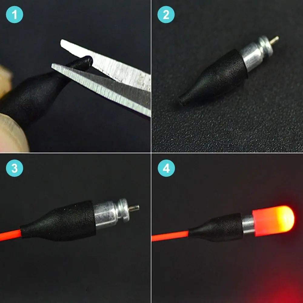 Night Fishing fishing rod lighting stick waterproof float tackle fishing luminous stick removable 2 Color Electronic Pole Lamp