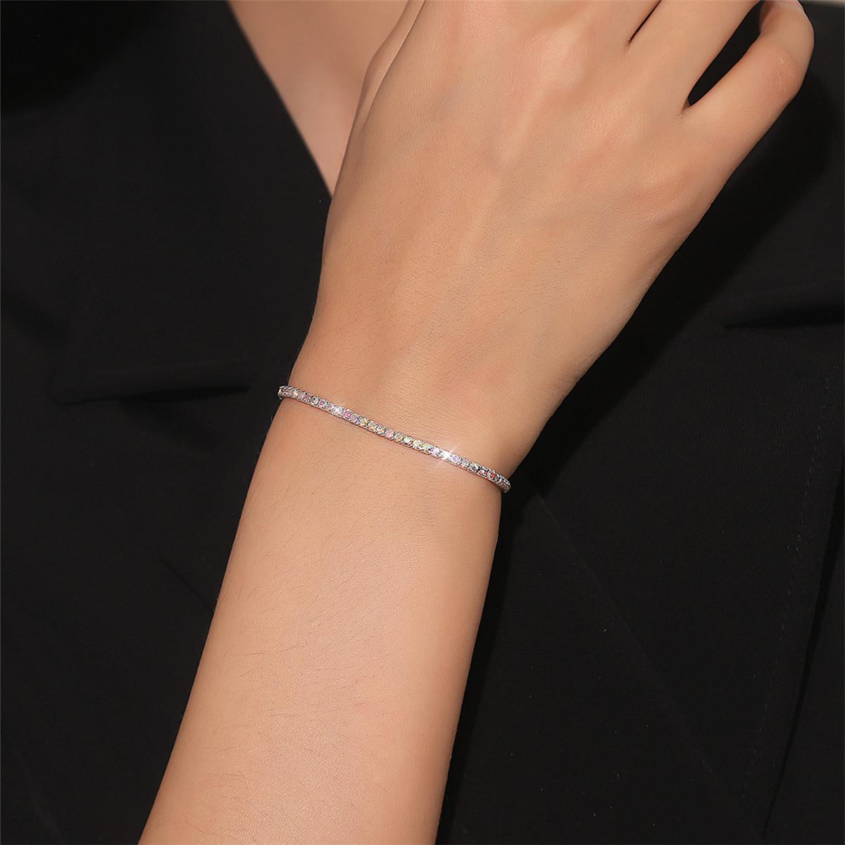 

Темперамент Супер вспышка полный бриллиантов тонкий браслет модный изысканный браслет со стразами высококачественные роскошные женские браслеты 1pc