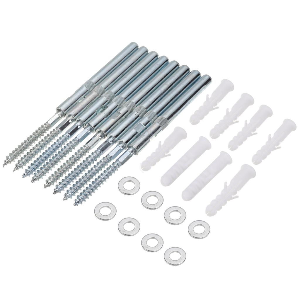 8pcs Hidden Floating Shelf Kit Concealed Metal Wall Mount Support Pins Bracket