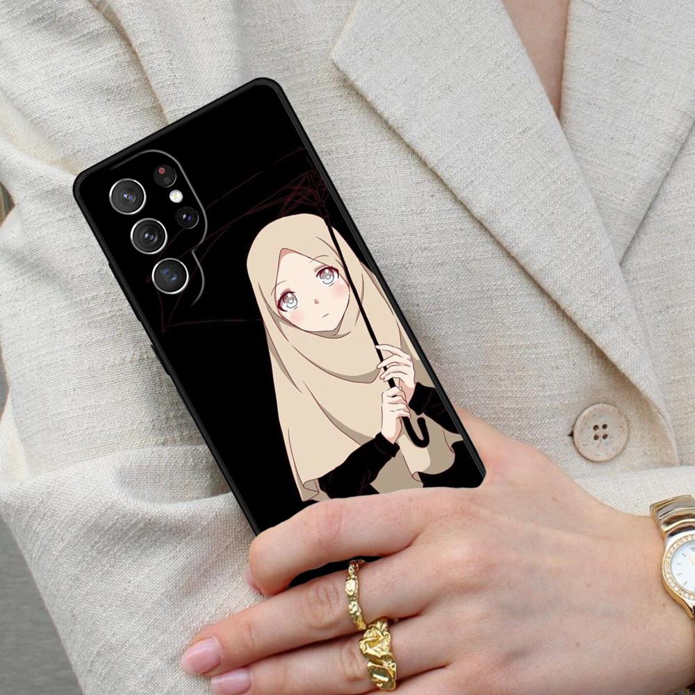 Islamic Hijab Girl Queen Cell Phone Case for Samsung Galaxy S26 Ultra S25 S24 S23 S22 S21 S20 Note10 Cover
