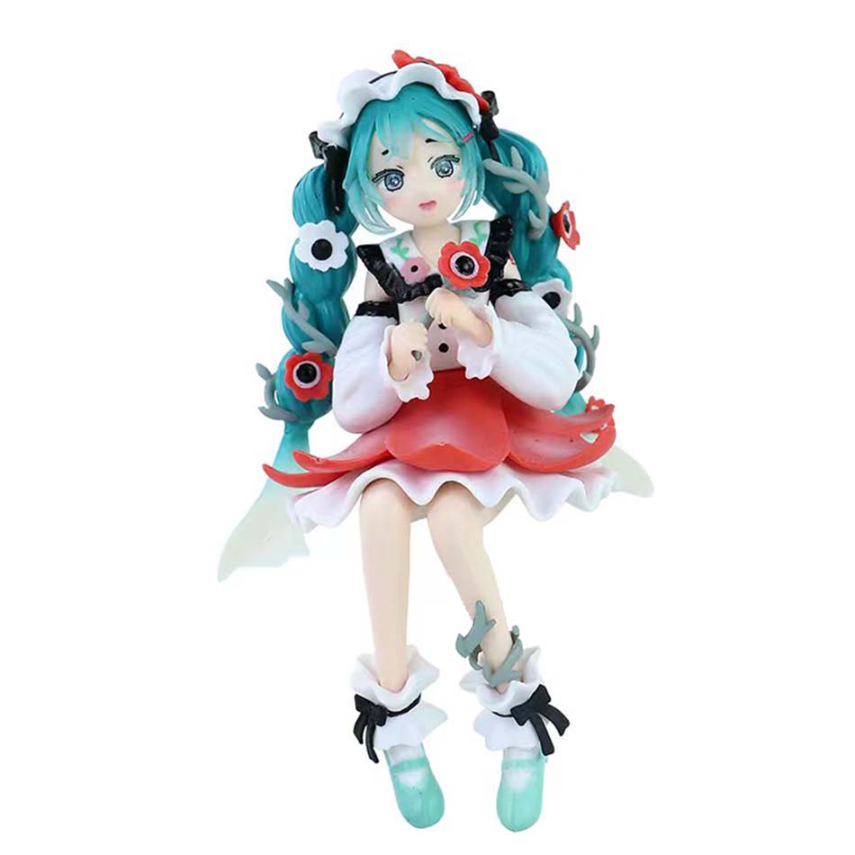 Yeni Hatsune Miku Anime Figür Oyuncakları Çiçek Perisi Koleksiyonu MIKU Kawaii Çizgi Film PVC Aksiyon Figürü Model Bebekler Doğum Günleri Hediyelik