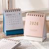 2026 Simple Calendar Small Desk Calendar Creative Coil Calendar Planner Desktop Decoration Office Stationery