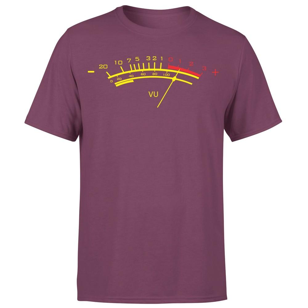 Vu Tee Unisexs Black Cool Meter Analog Unisexs TshirtP1OrA 2XL