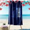 New York Rangers2 Print Beach Towel, Large Soft Quick Dry Towel for Beach Camping Swimming
