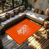 Aperol Spritz Fashion Doormat - Branded Anti-Slip Handmade Tufted Rug for Kitchen, Bedroom & Living Room, Cocktail Decor