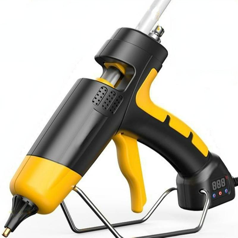 300W Professionelle Heißklebepistole Digital Einstellbare Temperatur Verwendung 11 mm Klebesticks Industriewerkzeuge Silikonpistole