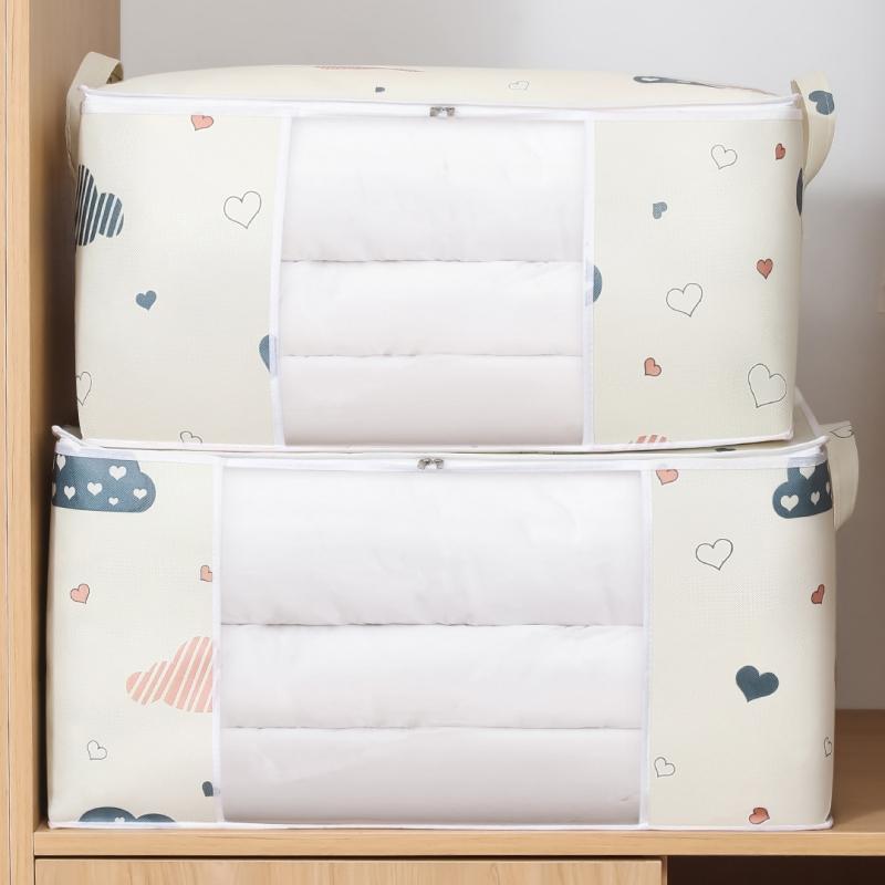 1-5PCS Quilt Clothes Organizer Multifunctional Moisture and Dust Proof Organizer Large Capacity Clothes Storage Boxes