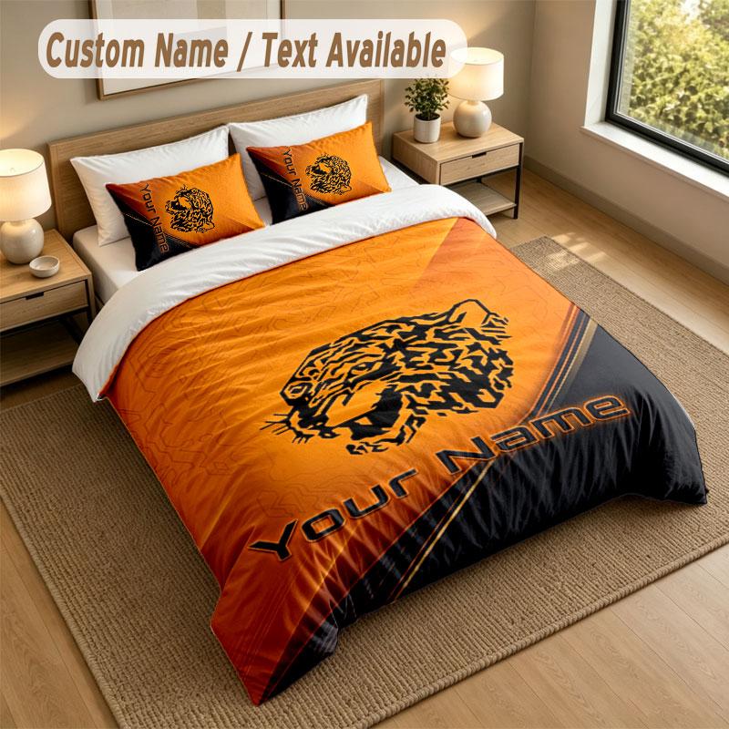 Bedding Set 1 Duvet Cover 2 Pillowcases Hull FC Print Soft Bed Linen Bedroom Decor