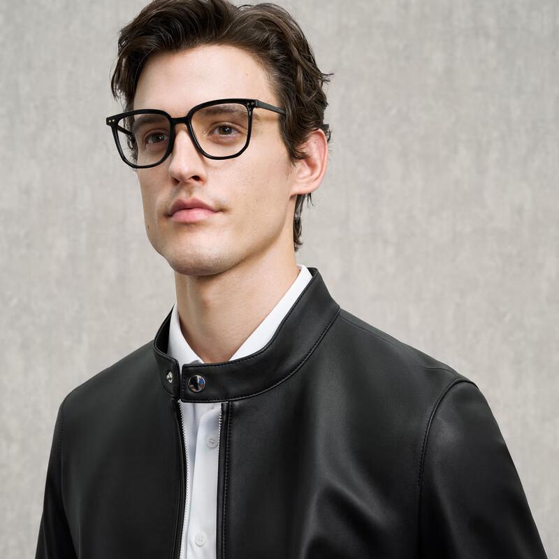 

Мужская куртка из овчины с воротником-стойкой EMZ 2XL