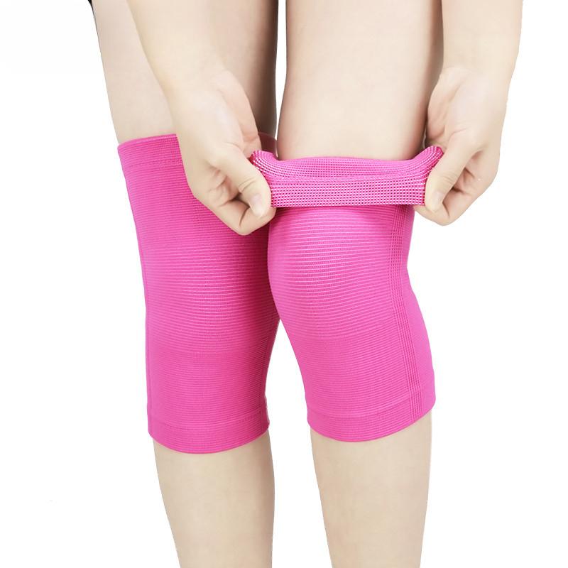 Nylon Sports Kneecaps Color Thermal Knitting Stretch Breathable Sweat Absorbing