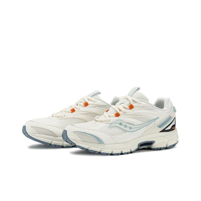 Saucony Cohesion 2K Lightweight Comfortable Shock Absorbing Non-Slip Durable Low-Top Running Shoes Unisex Running Shoes White Lavender S79016-1