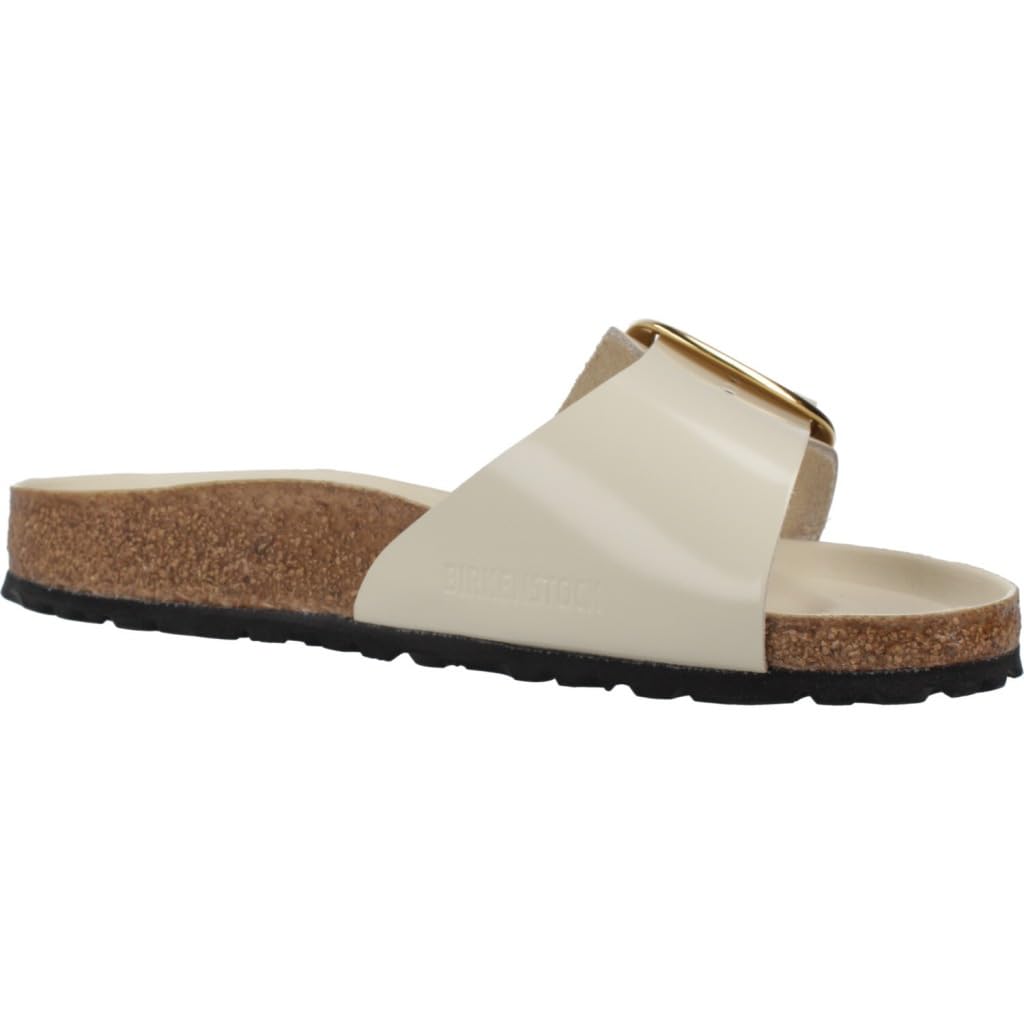Birkenstock High Shine Ecru, Beige, 6.5