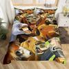 Western Cowboy King Queen Duvet Cover Black Shotgun Bedding Set For Kids Teens Adults Exotic Retro Style 2/3Pcs Soft Quilt Cover