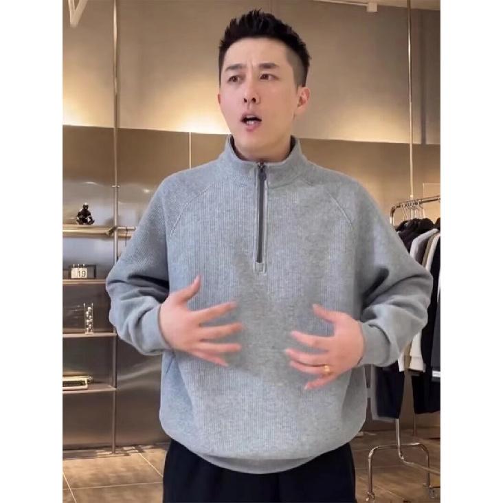 

Весна 2024 мужской свитер пэчворк разных цветов приятная для кожи ткань модный универсальный топ повседневная рубашка с длинными рукавами 3XL серый