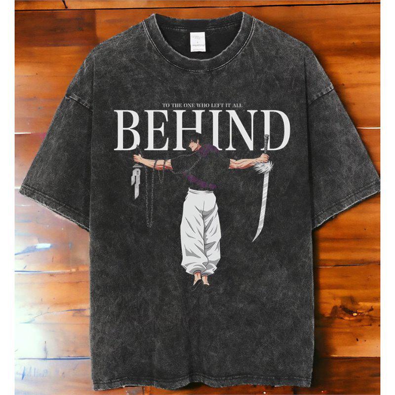 Custom Anime Wash Short-Sleeve Tee 2024