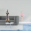 Elegant Resin Musician Ballerina Sculpture Figurine for Bedroom Home Decor Party Centerpiece Desk