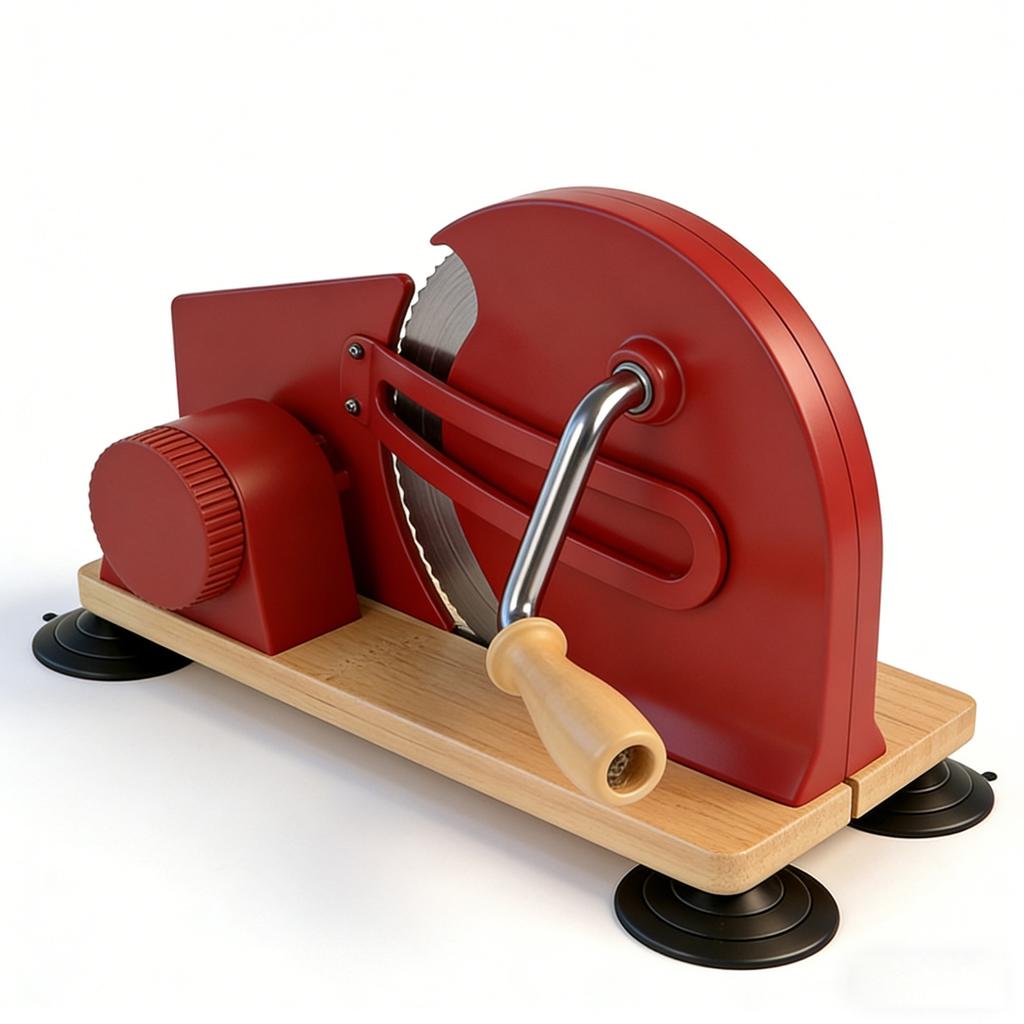 Manual Bread Cutter for Homemade Sourdough Bread Hand Crank Slicing Tool Thickness Evenly Slicing Stainless Steel