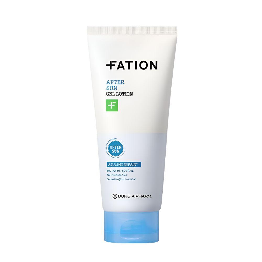FATION After Sun Azulene Aloe Soothing Gel Lotion 200ml - Instant Cooling & Redness Relief Post-Sun Body & Face Care