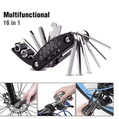 16-in-1 Multifunctional Folding Screwdriver Set with Inner Hex Wrenches for Outdoor Sports Cycling Maintenance Tools