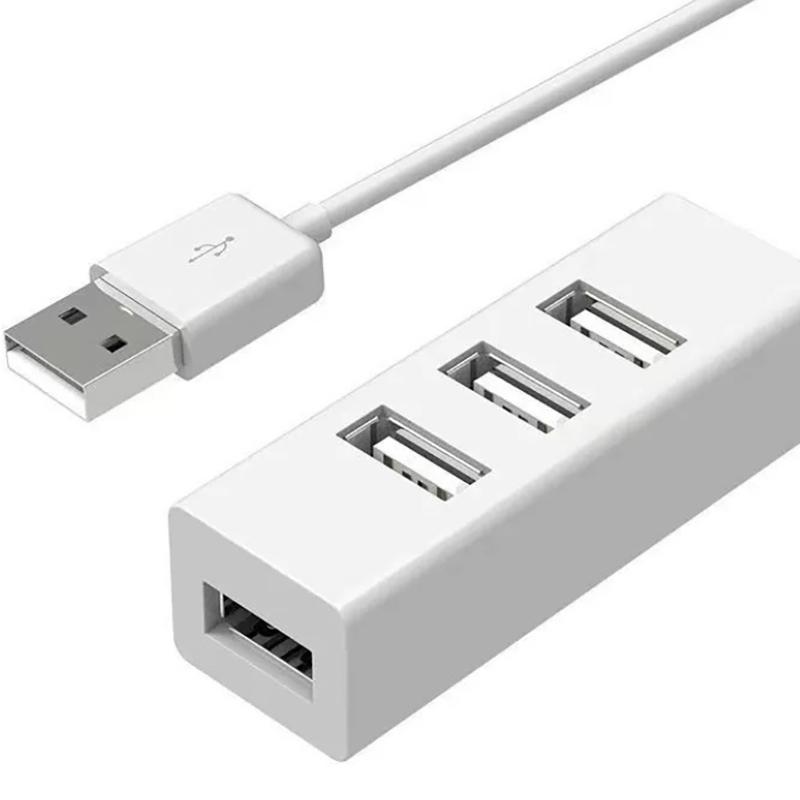 1ks USB Hub USB Rozbočovače Vysokorychlostní 4portový USB Rozšiřovač Napájecí Hub Adaptér PC Laptop Příslušenství