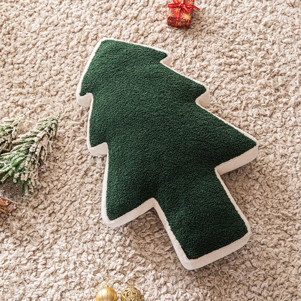 Pluszowe poduszki do rzucania w kształcie choinki, do salonu domowego, na sofę, poduszki i poduszki dekoracyjne na atmosferę świąteczną