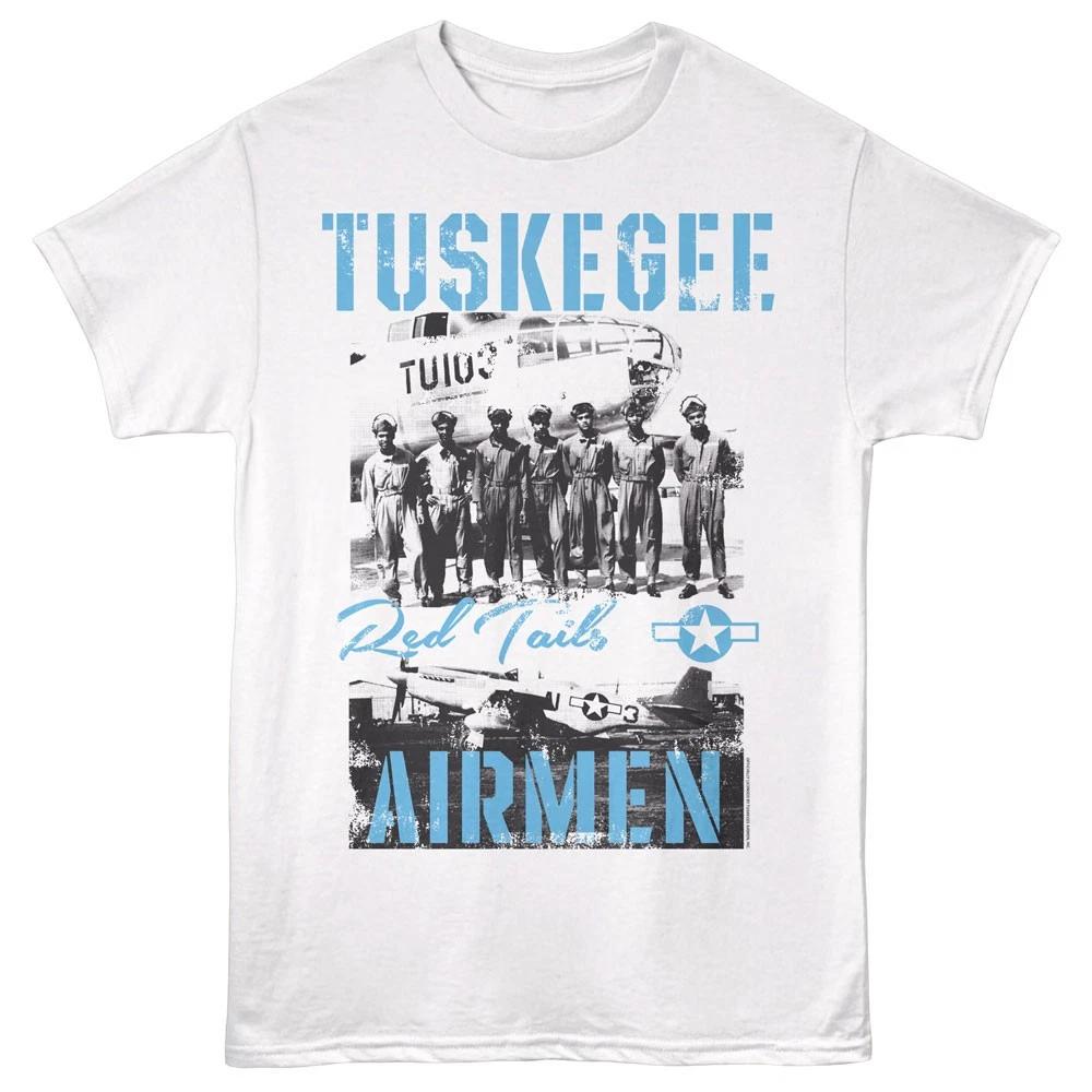 Tuskegee Airmen World War 2 Red Tails Men s T shirt L
