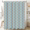 Brightly Colored Fish Pattern Shower Curtain Bathroom Decor Waterproof Fabric Home Accessories Wholesale Price  Opt