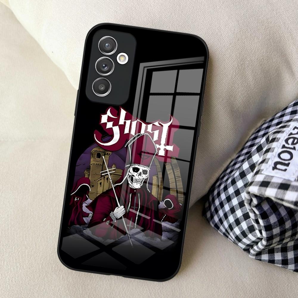 

Ghost Heavy Metal Band Phone Case For Samsung S24 Ultra S23 S22 S20 Fe S21 Plus Galaxy A54 A34 A24 A53 A13 A16 Glass Cover Samsung a34 5g