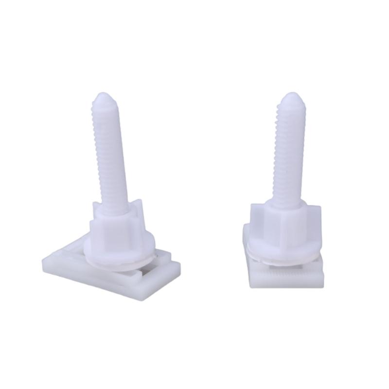 Bathroom Fixture Fasteners Convenient Toilet Cover Screw Bolts Toilet Lid Mounting Set Essential Toilet Installation Set