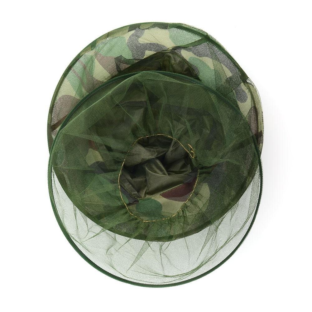 Insekt moskitiera Mesh Face Fishing Polowanie Odkryty Camping Hat Protector Cap