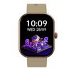 Montre Connectée Cadran Gold 2 Bracelets Silicone Noir Et Beige Inwatch Ii Gold Iconic
