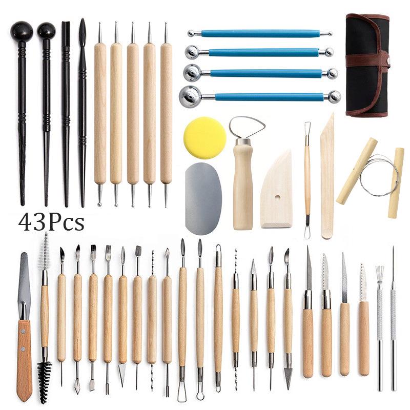 25-Piece Cross-Border Pottery and Polymer Clay Sculpting Tools Set