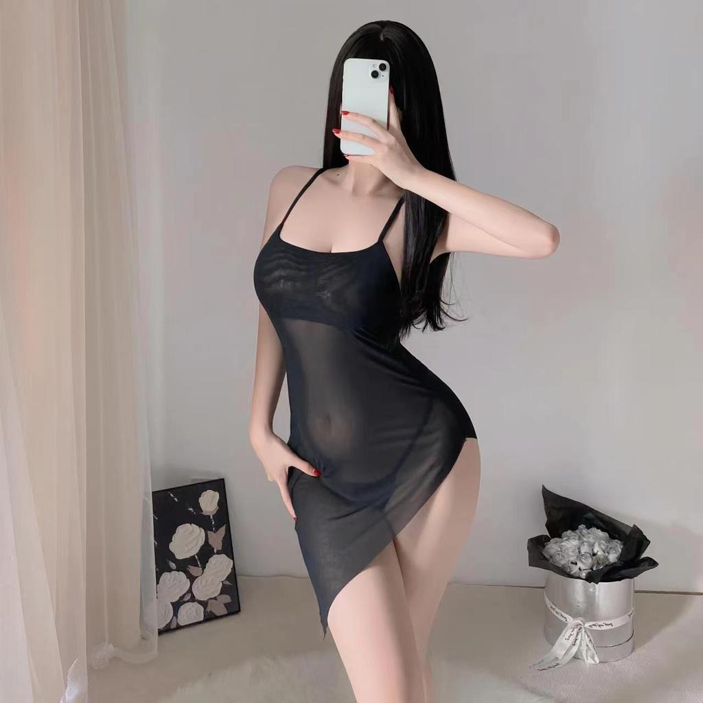 Sexunterwäsche sexy reines Verlangen Wind Netz Perspektive Strapsrock diagonaler Rock frei von Leidenschaft