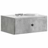 Wall Mounted Nightstand Concrete Grey 49 x 34.5 x 20 cm