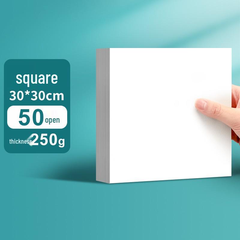 Thickened Square Oil Pastel Paper: Children's Doodle & Drawing Set